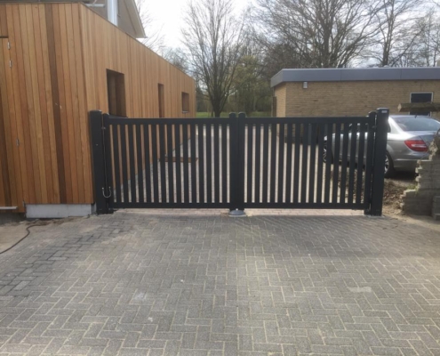 Hekwerk met aluminium poort - HGD Boerboom